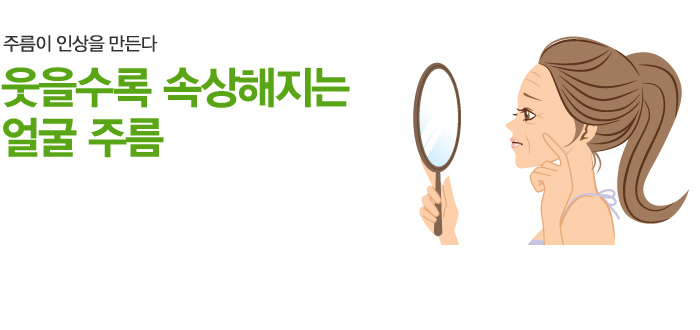 주름이 인상을 만든다 웃을수록 속상해지는 얼굴 주름