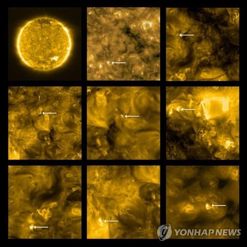 태양 표면 곳곳의 '캠프파이어'를 보여주는 고해상도 이미지