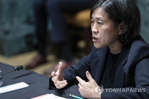'코로나19 백신 지재권 면제 지지' 성명 발표한 미 USTR 대표